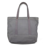 POLO RALPH LAUREN canvas tote bag in grey cotton with big pony embroidery
