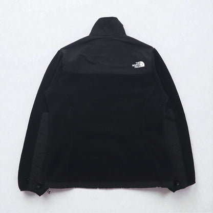 THE NORTH FACE ポーラテック POLARTEC デナリ フリースジャケット M ブラック ナイロン切替 フルジップ ハイネック ドローコード