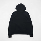 Champion Riversweave REVERSE WEAVE Pullover Hoodie, Size M, Black, Solid Cotton, Fleece Lining, Blue Single Tag, Reprint, Made in Honduras