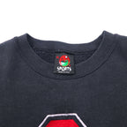 PM SPORTS USA製 90年代 カレッジ刺繍 スウェット XL ブラック コットン OHIO STATE ビッグサイズ