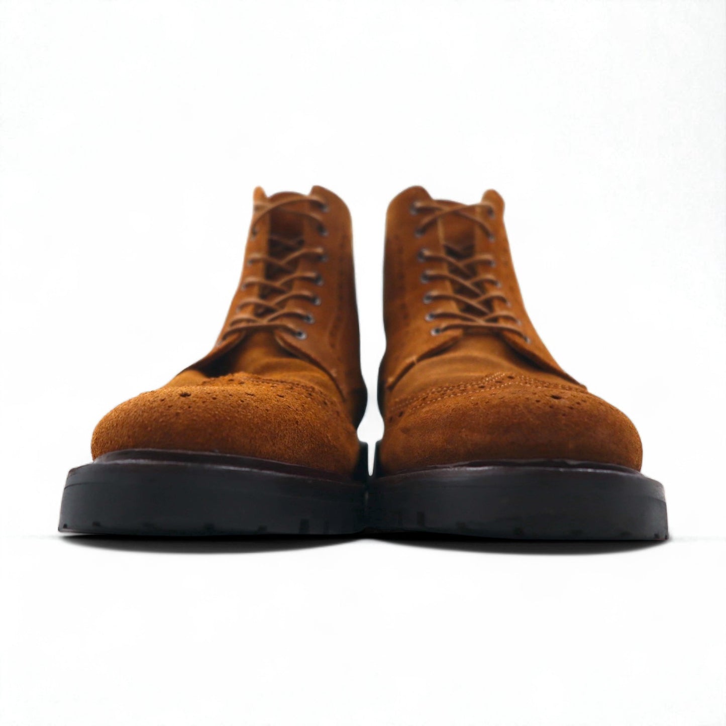 Palanco スペイン製 ウイングチップ カントリーブーツ 26cm スエード グッドイヤーウェルト製法 コマンドソール