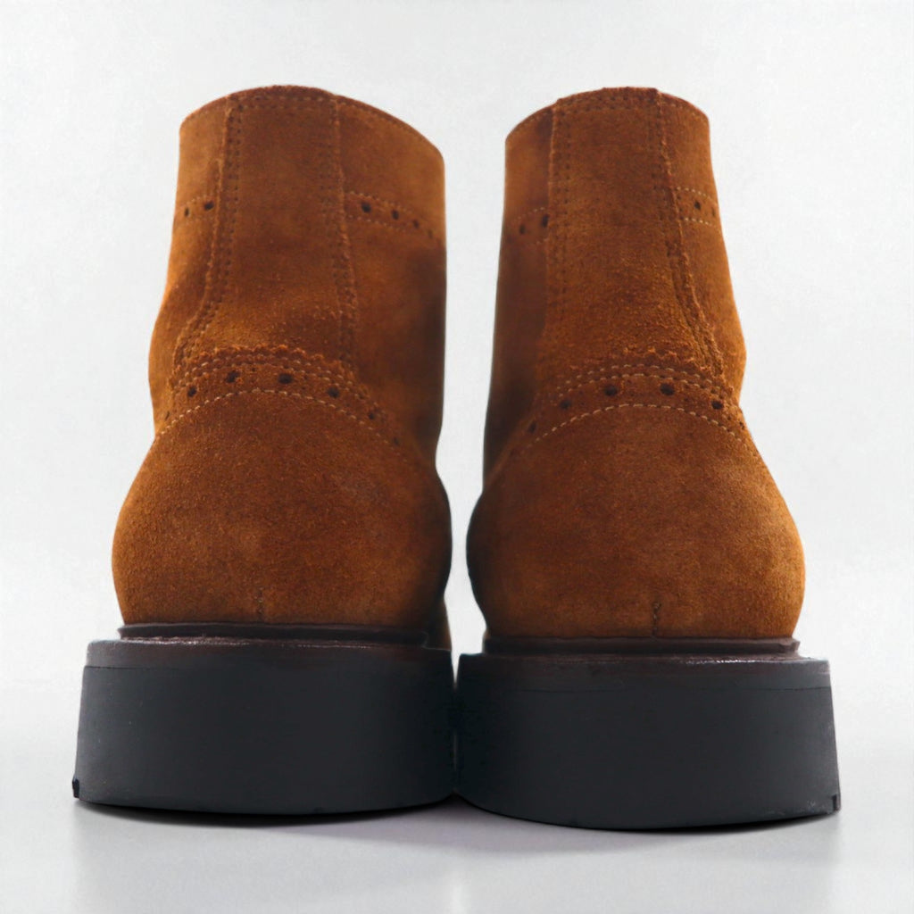 Palanco スペイン製 ウイングチップ カントリーブーツ 26cm スエード グッドイヤーウェルト製法 コマンドソール
