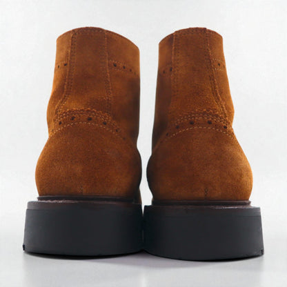 Palanco スペイン製 ウイングチップ カントリーブーツ 26cm スエード グッドイヤーウェルト製法 コマンドソール