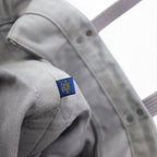 POLO RALPH LAUREN canvas tote bag in grey cotton with big pony embroidery