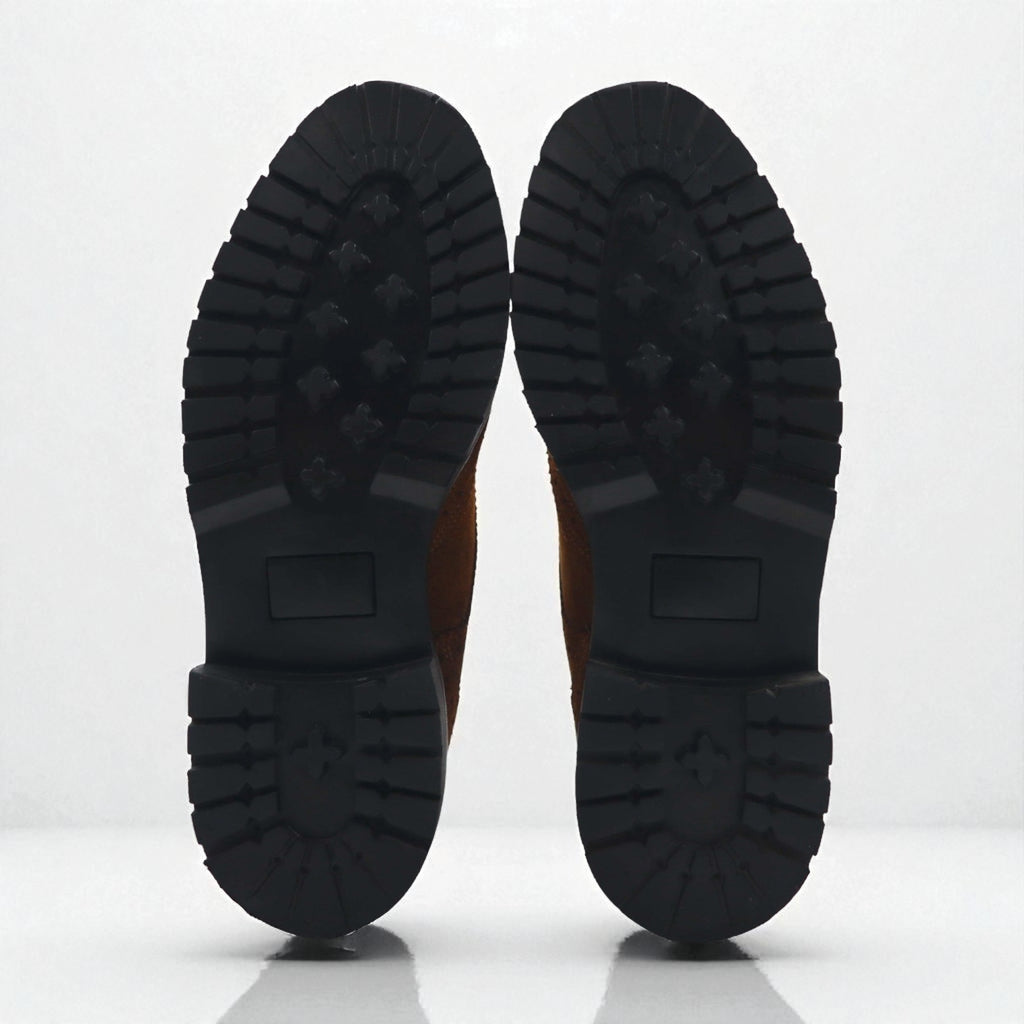 Palanco スペイン製 ウイングチップ カントリーブーツ 26cm スエード グッドイヤーウェルト製法 コマンドソール