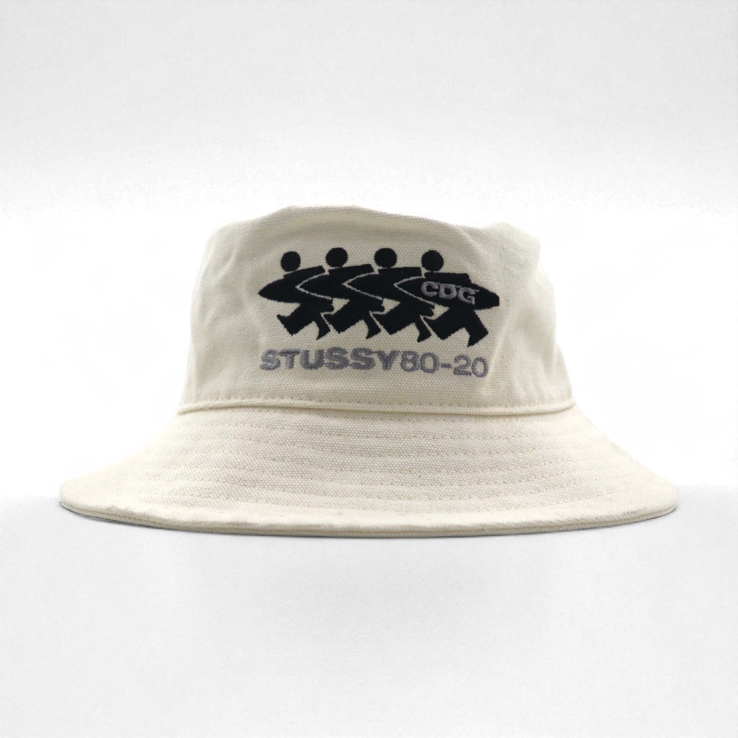 CDG (COMME des GARÇONS) x STUSSY canvas bucket hat, size S/M, CDG CANVAS BUCKET HAT 332104