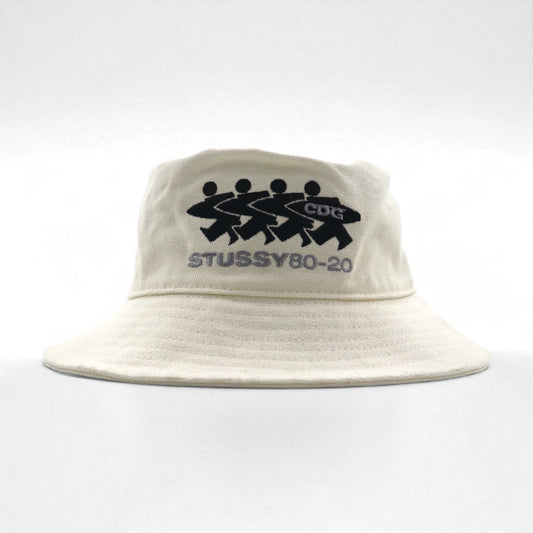 CDG ( COMME des GARCONS ) × STUSSY キャンバス バケットハット S/M CDG CANVAS BUCKET HAT 332104