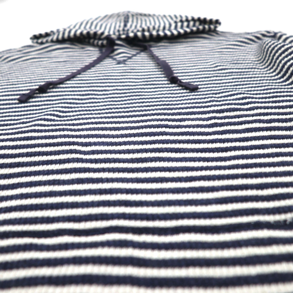 RRL (Ralph Lauren) Thermal Pullover Hoodie, Large, Cotton Border, Kangaroo Pocket