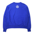 Champion Reverse Weave Sweatshirt 2XL Blue Cotton NO HUMAN IS LIMITED Solid Color Tag Reprint REVERSE WEAVE Made in El Salvador