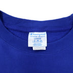 Champion Reverse Weave Sweatshirt 2XL Blue Cotton NO HUMAN IS LIMITED Solid Color Tag Reprint REVERSE WEAVE Made in El Salvador