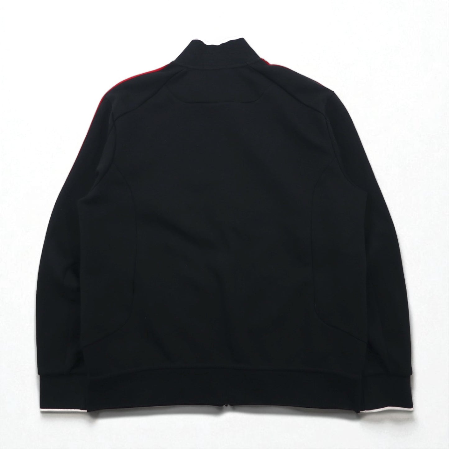 POLO RALPH LAUREN Track Jacket, Size L, Black, Polyester and Cotton