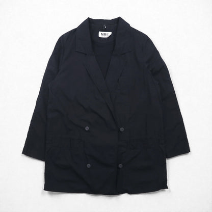 MM6 Maison Margiela オーバーサイズ ダブルブレスト テーラードジャケット ブレザー XL ネイビー イタリア製