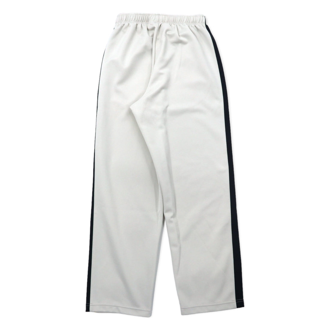 NIKE Track Pants Jersey L Beige Polyester Sideline Swoosh Logo Embroidered