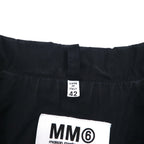 MM6 Maison Margiela Oversized Double-Breasted Tailored Jacket in Leather, XL Navy, Made Italy