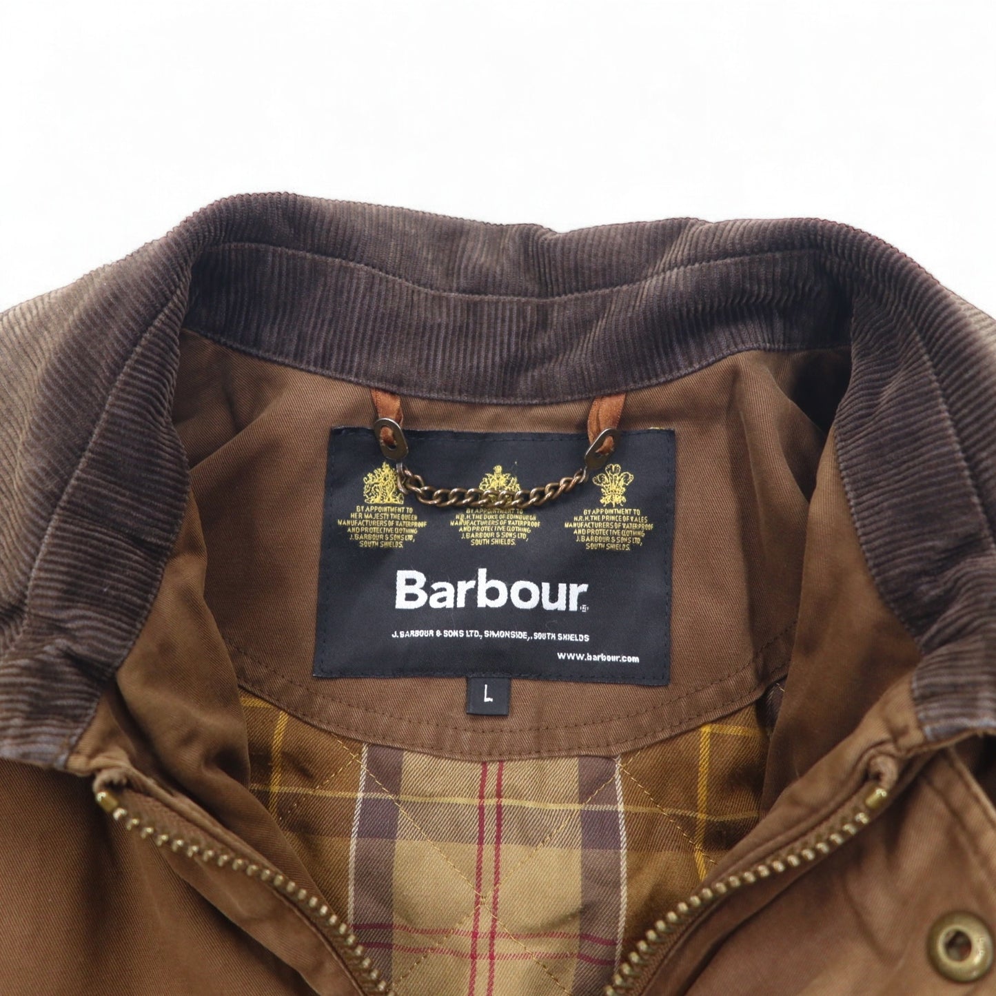 Barbour ビューフォートジャケット BEAUFORT JKT L ブラウン コットン 3ワラント T353 13071