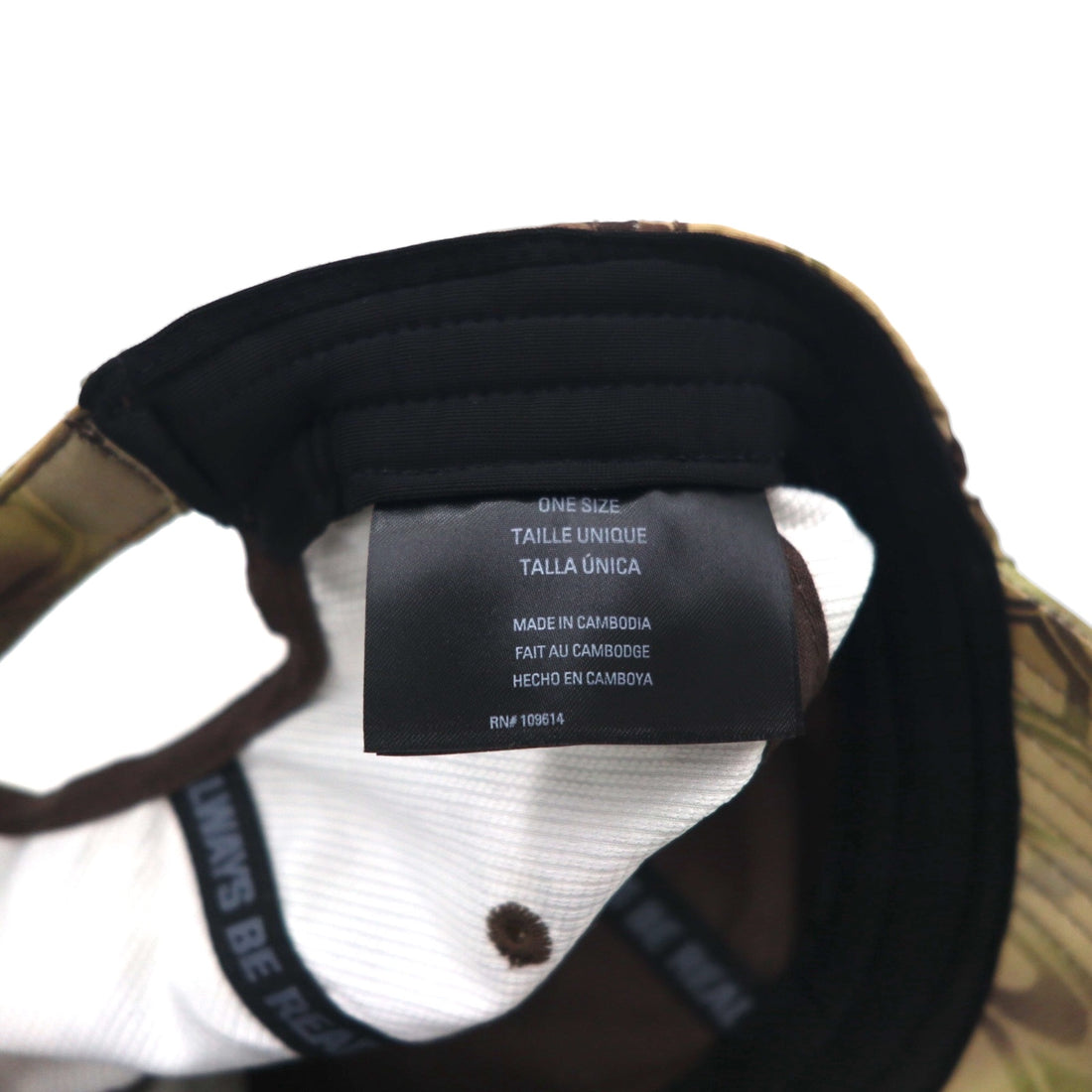 5.11 TACTICAL カモフラ 迷彩 ミリタリーキャップ FREE ベルト カーキ ポリエステル 星条旗