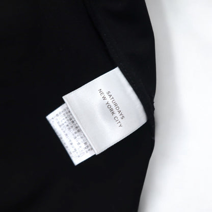 SATURDAYS NEW YORK CITY 半纏ジャケット 羽織 M ブラック コットン HANTEN JACKET BBL-1805