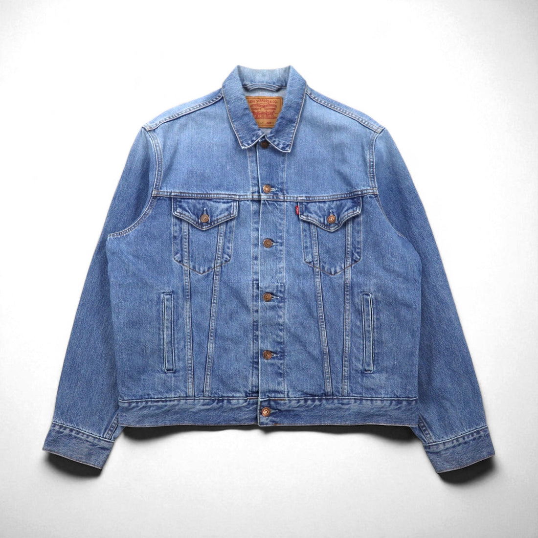 Levi's 90年代 イタリア製 ユーロモデル デニム トラッカージャケット Gジャン XL インディゴ ブルー 70503 0407