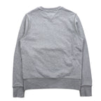 TOMMY HILFIGER Printed Crew Neck Sweatshirt S Grey Cotton MW0MW09466