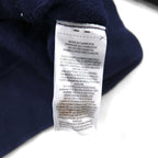 POLO RALPH LAUREN Full Zip Hoodie L Navy Cotton Small Pony Embroidery Double Zip