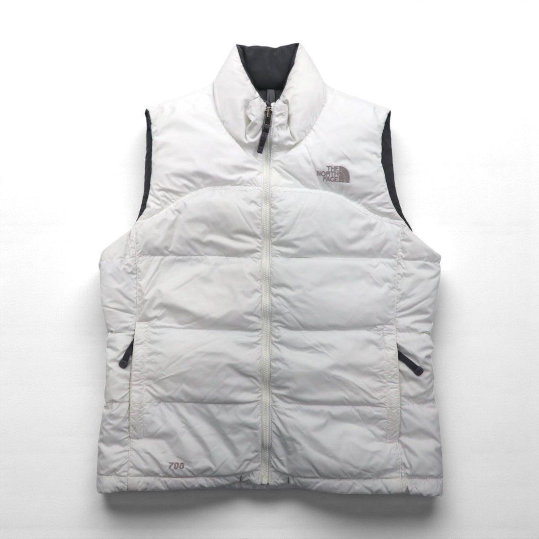THE NORTH FACE ヌプシ 700フィルパワー ダウン ベスト M ホワイト ナイロン US規格