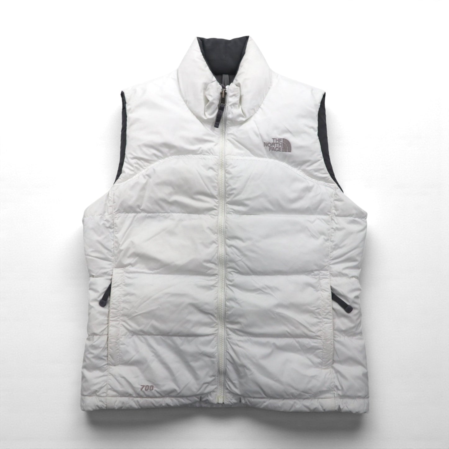 THE NORTH FACE ヌプシ 700フィルパワー ダウン ベスト M ホワイト ナイロン US規格