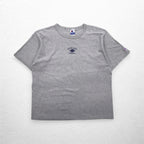 Champion 90年代 刺繍タグ Tシャツ XL グレー コットン NOTRE DAME FOOTBALL メキシコ製