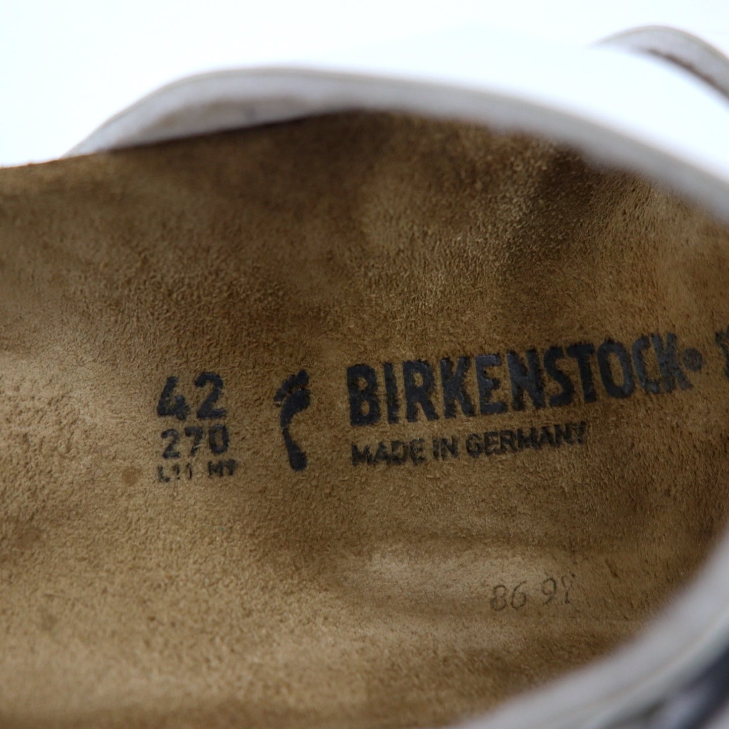 BIRKENSTOCK ドイツ製 フロリダ サンダル 27cm ホワイト レザー