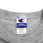 Champion 90年代 刺繍タグ Tシャツ XL グレー コットン NOTRE DAME FOOTBALL メキシコ製