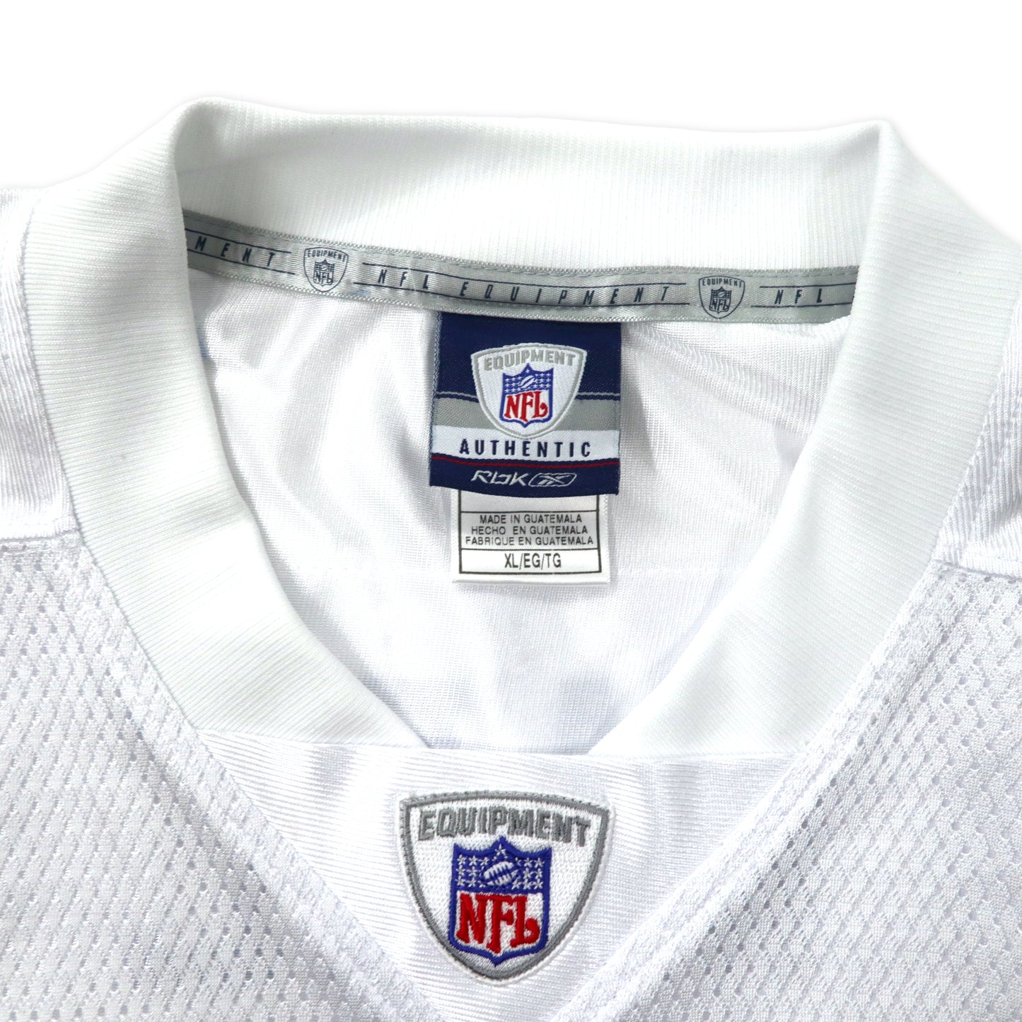 Reebok NFL ゲームシャツ XL ホワイト ポリエステル メッシュ Dallas Cowboys ナンバリング DeMarcus Ware ビッグサイズ