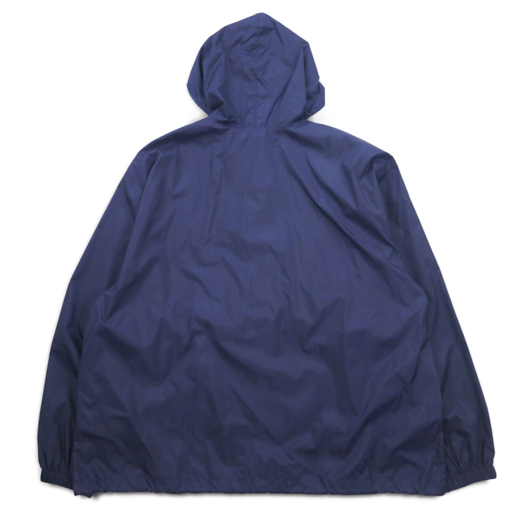 AUGUSTA SPORTSWEAR ハーフジップ アノラックパーカー XL ネイビー ナイロン フロントポケット ドローコード