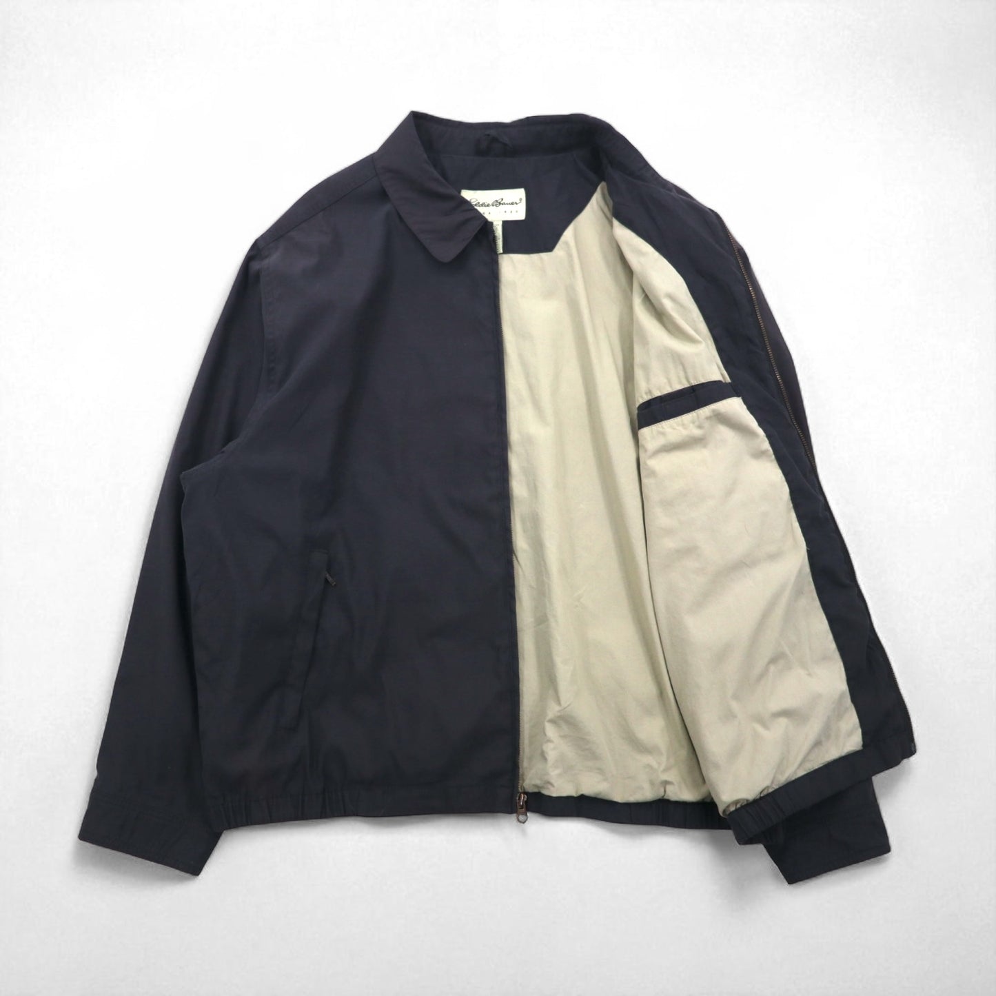 Eddie Bauer スウィングトップ ハリントンジャケット XL グレー ポリエステル