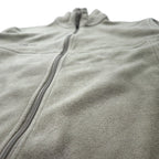 Columbia Full Zip Fleece Jacket L Beige Polyester One Point Logo Embroidery WM6113