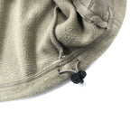 Columbia Full Zip Fleece Jacket L Beige Polyester One Point Logo Embroidery WM6113