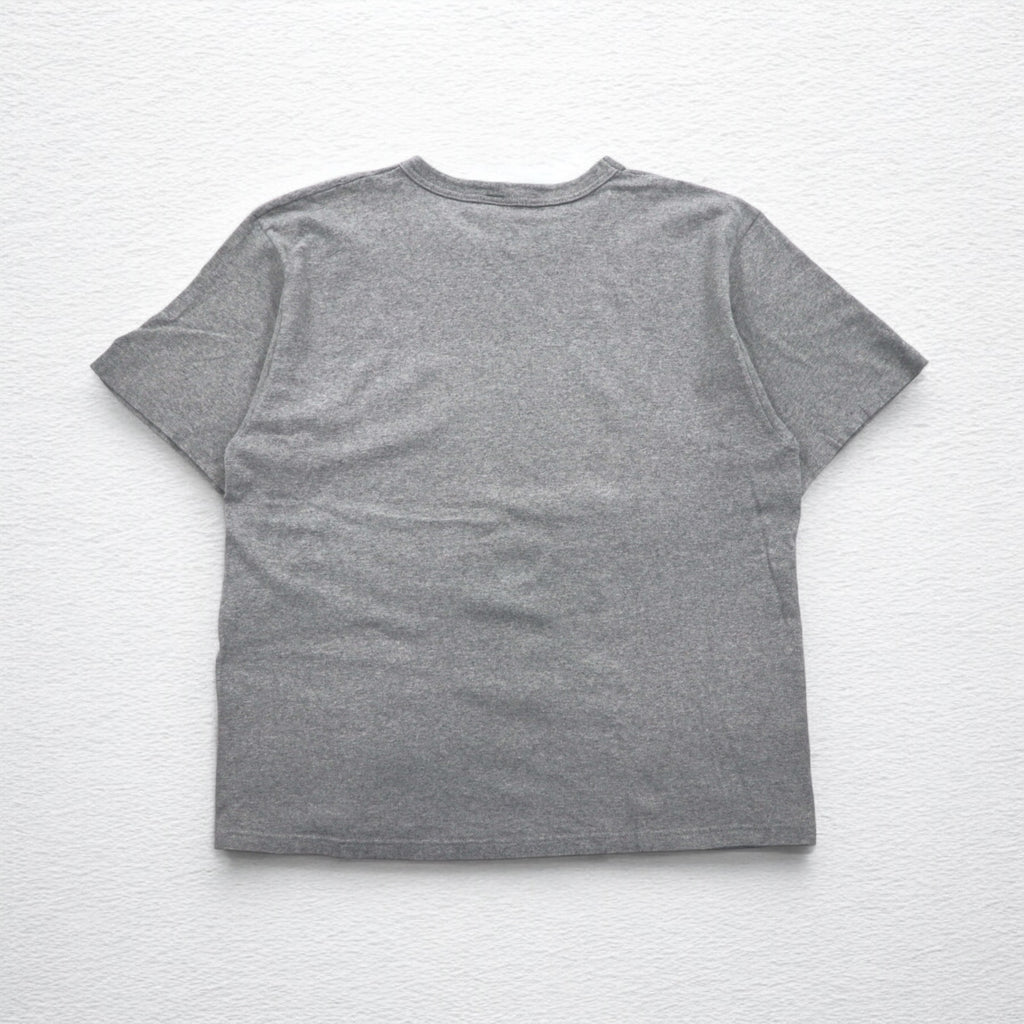 Champion 90年代 刺繍タグ Tシャツ XL グレー コットン NOTRE DAME FOOTBALL メキシコ製