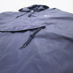 AUGUSTA SPORTSWEAR ハーフジップ アノラックパーカー XL ネイビー ナイロン フロントポケット ドローコード