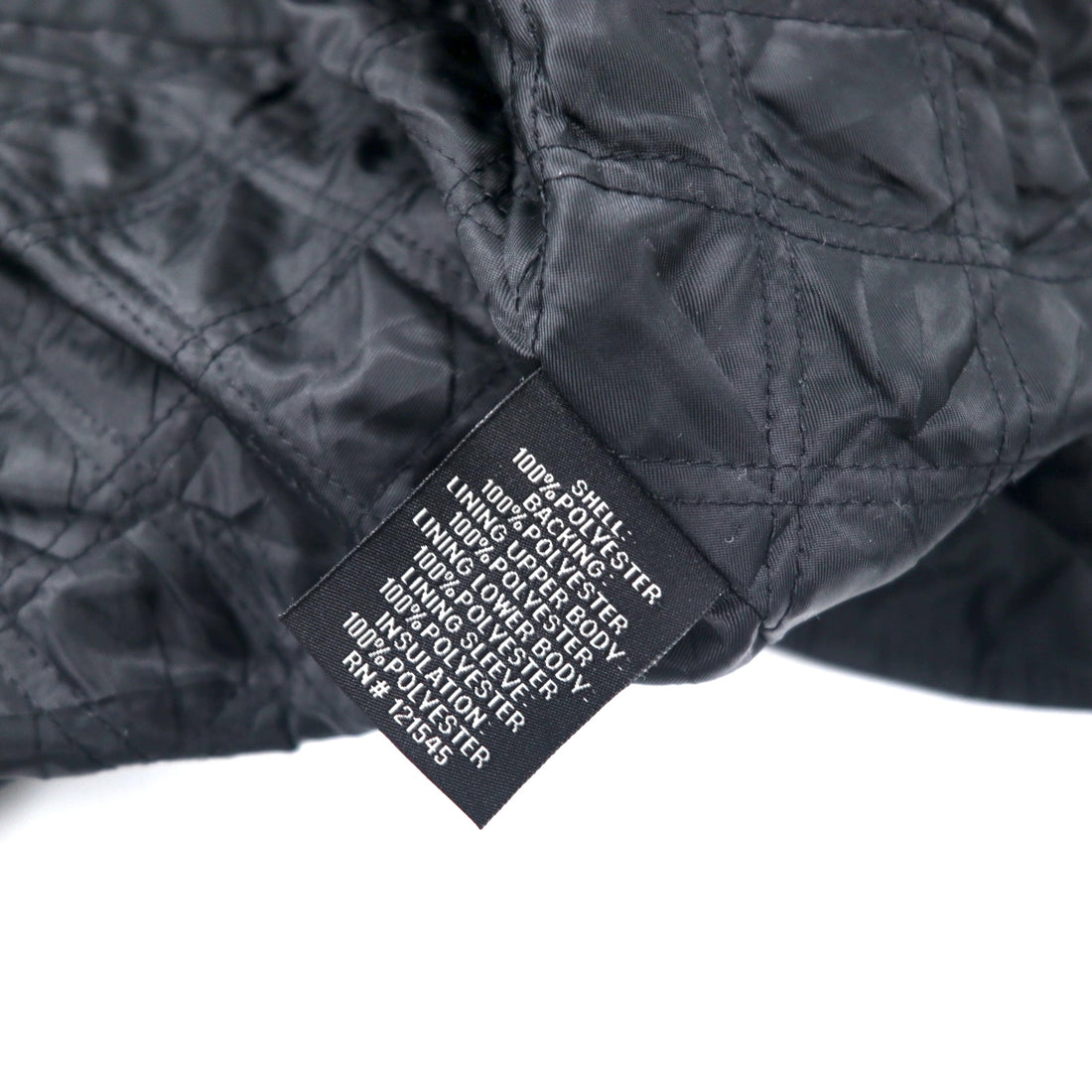 LONDON FOG Swing Top Harrington Jacket L Black Polyester Fleece Liner