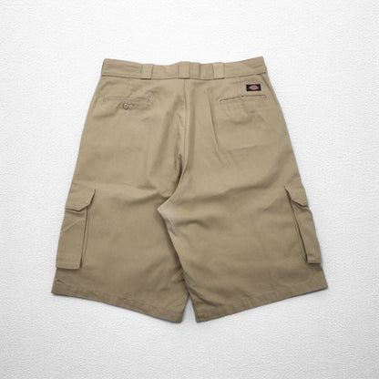 Dickies ルーズフィット ツイル カーゴショートパンツ ハーフパンツ L ベージュ LOOSE FIT WR888DS