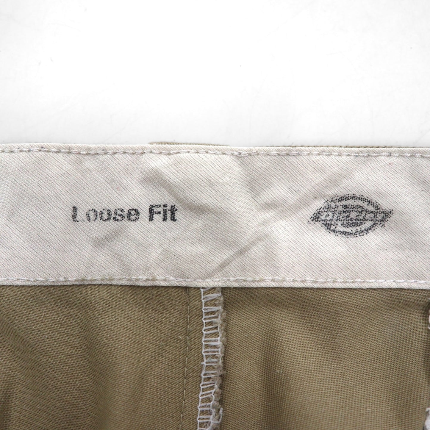 Dickies ルーズフィット ツイル カーゴショートパンツ ハーフパンツ L ベージュ LOOSE FIT WR888DS