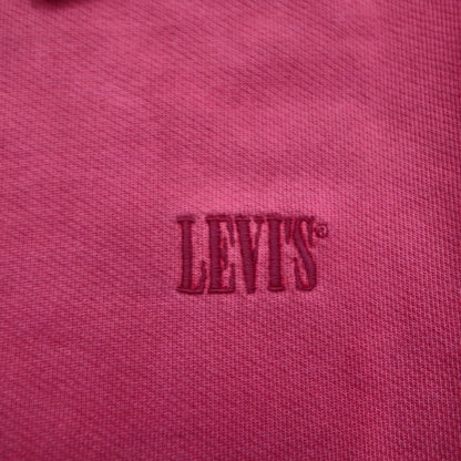 Levi's リラックスフィット RELAXED クルーネックスウェット M レッド ワンポイント 刺繍 85531-0002 未使用品