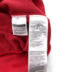 Levi's Relaxed Fit Crew Neck Sweatshirt, Size M, Red, with Embroidered Trim, 85531-0002, Unused