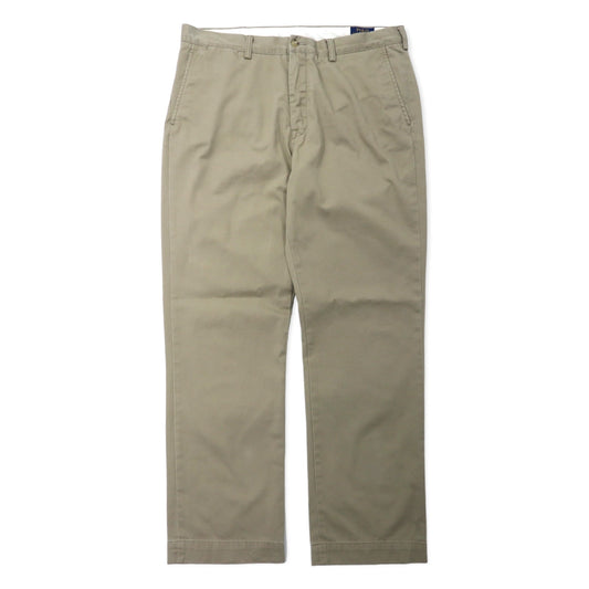 日本然リトテ-古着オンライン-POLO RALPH LAUREN クラシックフィット チノパンツ 36 ベージュ コットン TALONジップ THE POLO CHINO-POLO RALPH LAUREN Classic fit Chino 36 Beige Cotton Talon Zip The Polo Chino