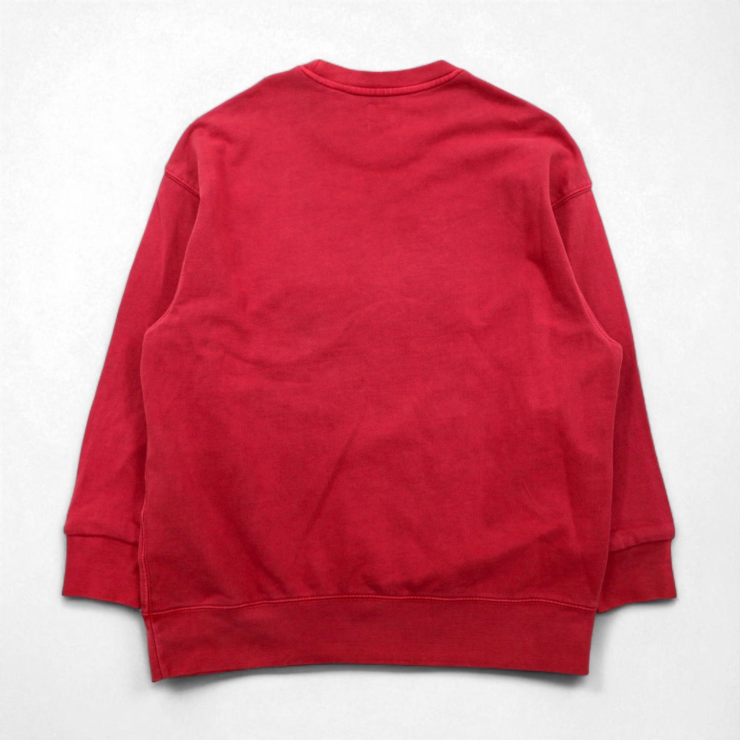 Levi's リラックスフィット RELAXED クルーネックスウェット M レッド ワンポイント 刺繍 85531-0002 未使用品