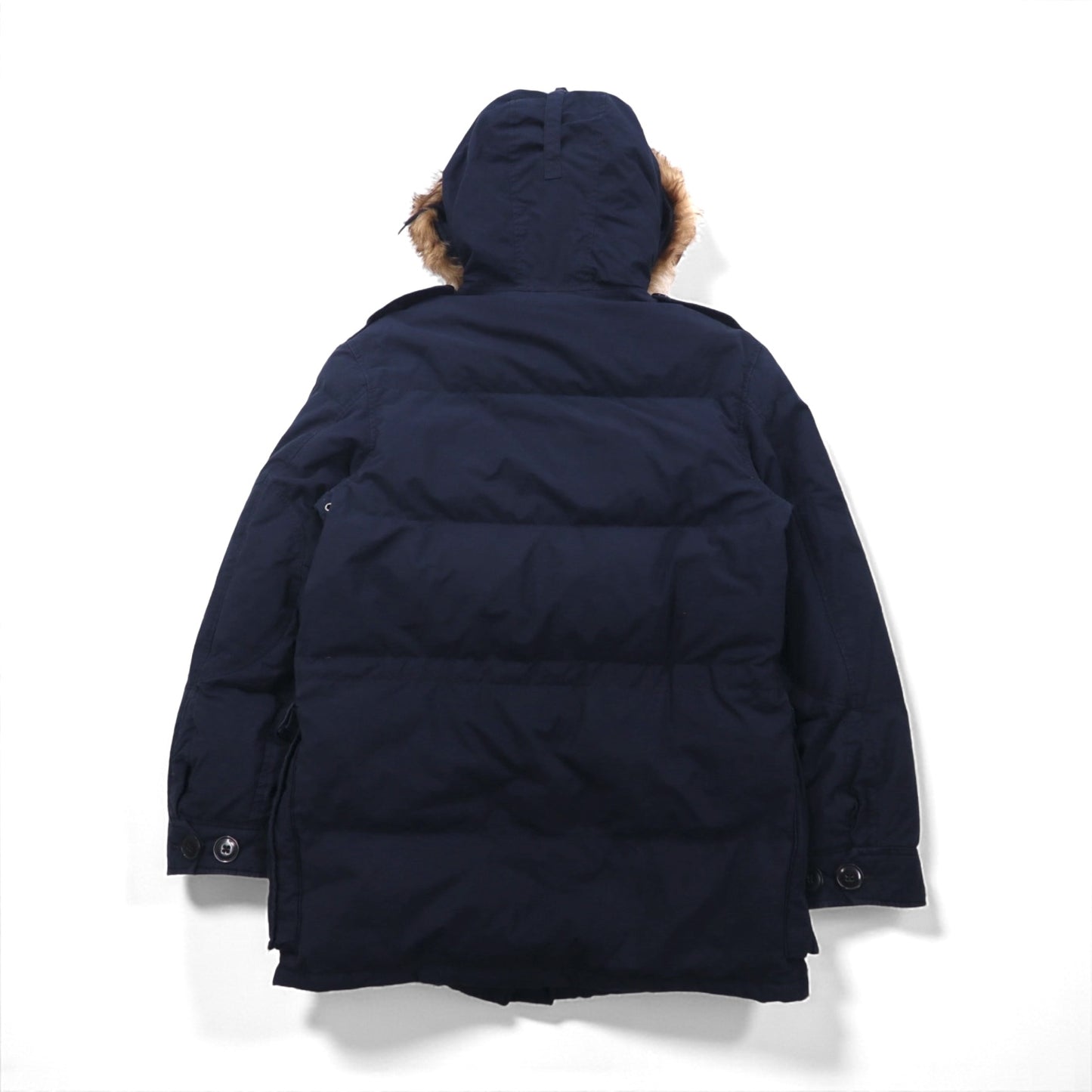 Polo Ralph Lauren 90年代 ミリタリー ダウンジャケット S ネイビー N-3B ファー着脱式