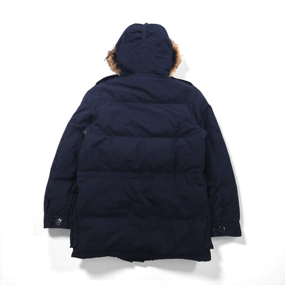 Polo Ralph Lauren 90年代 ミリタリー ダウンジャケット S ネイビー N-3B ファー着脱式