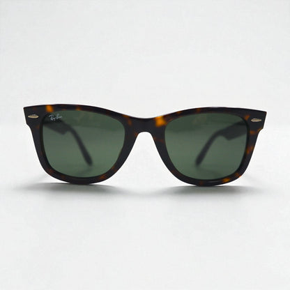 Ray-Ban ウェイファーラー WAYFARER ウェリントン サングラス ブラウン ベッコウ RB2140-F 902 52-22 3N イタリア製