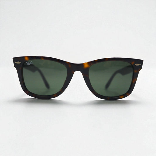 Ray-Ban ウェイファーラー WAYFARER ウェリントン サングラス ブラウン ベッコウ RB2140-F 902 52-22 3N イタリア製