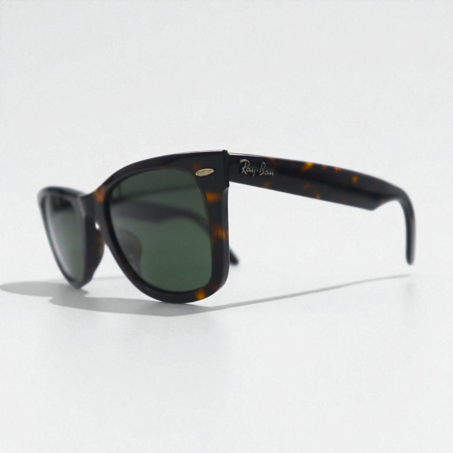 Ray-Ban ウェイファーラー WAYFARER ウェリントン サングラス ブラウン ベッコウ RB2140-F 902 52-22 3N イタリア製