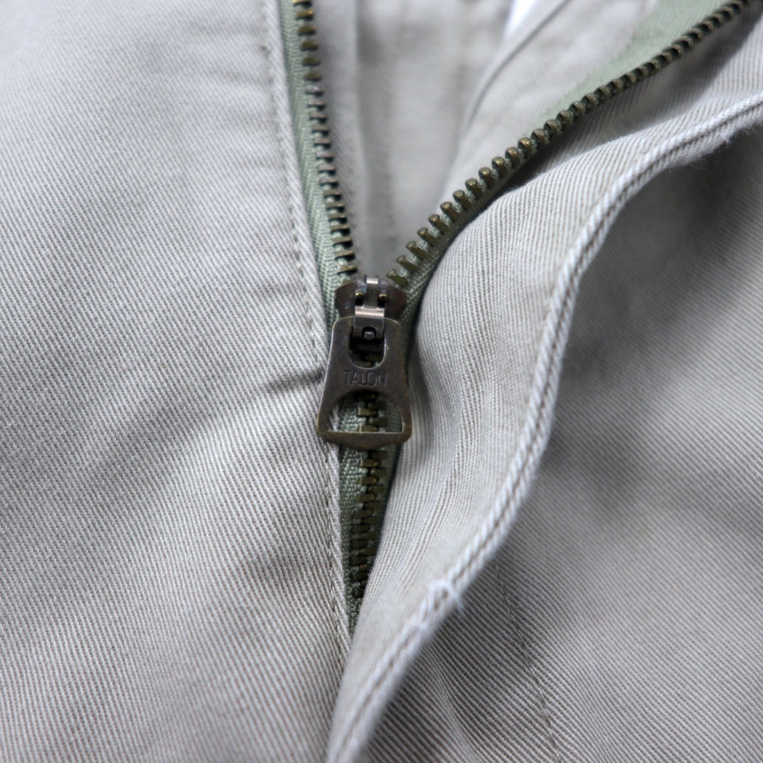 POLO RALPH LAUREN Classic Fit Chino Pants 36 Beige Cotton TALON Zip THE POLO CHINO