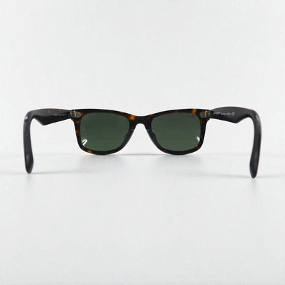 Ray-Ban ウェイファーラー WAYFARER ウェリントン サングラス ブラウン ベッコウ RB2140-F 902 52-22 3N イタリア製
